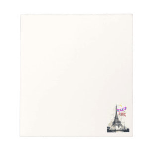 Bonjour Colourful Paris Notepad