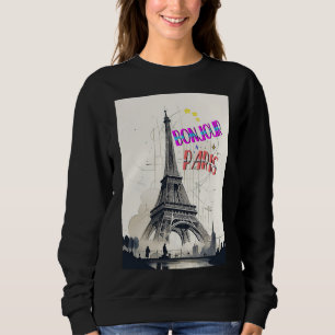 Bonjour Colourful Paris Sweatshirt