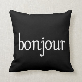 Bonjour! Cushion