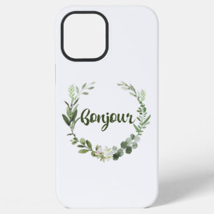 Bonjour Hello French iPhone 12 Pro Max Case