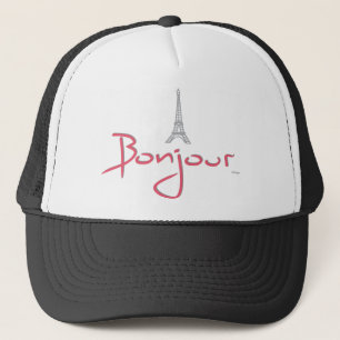 Bonjour (Hello) Paris Trucker Hat