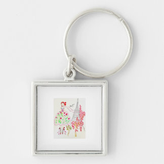 Bonjour Key Chain