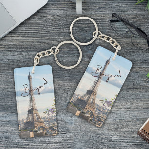 Bonjour Keychain for a Touch of Parisian Style