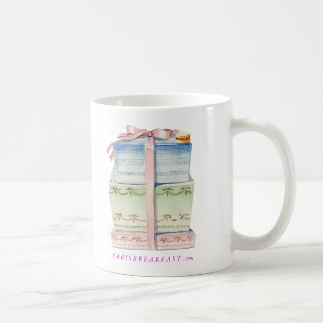Bonjour Macarons mug (Right)