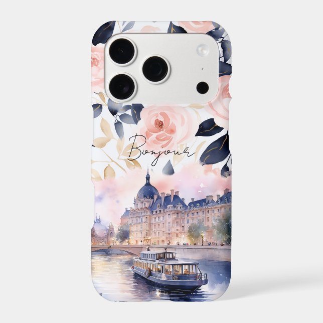 Bonjour Paris Pink Floral (Back)