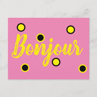 Bonjour Postcard