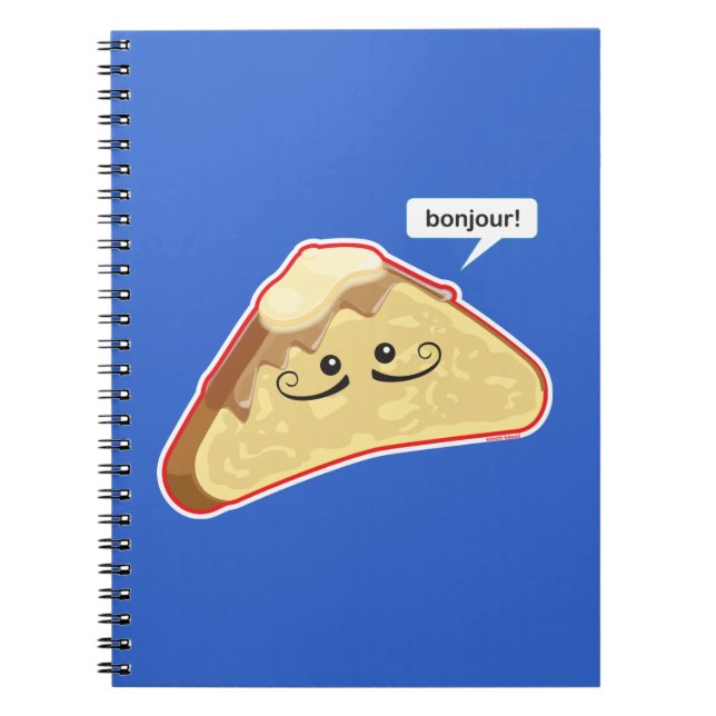 Bonjour! Spiral Notebook (Front)