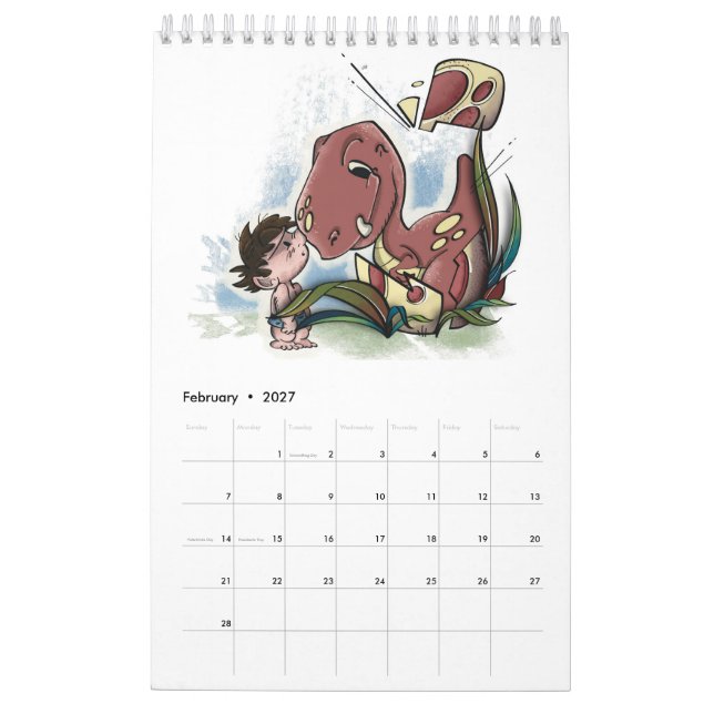 BONK!  CALENDAR (Feb 2027)