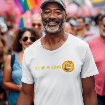 BONK crypto gift,meme coin trader tee dad