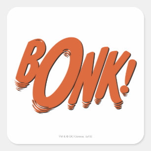 BONK! SQUARE STICKER