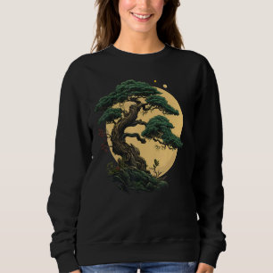 Bonkei Japanese Miniature tree gardening on Bonsai Sweatshirt