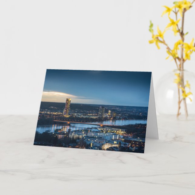 Bonn Germany Card (Yellow Flower)