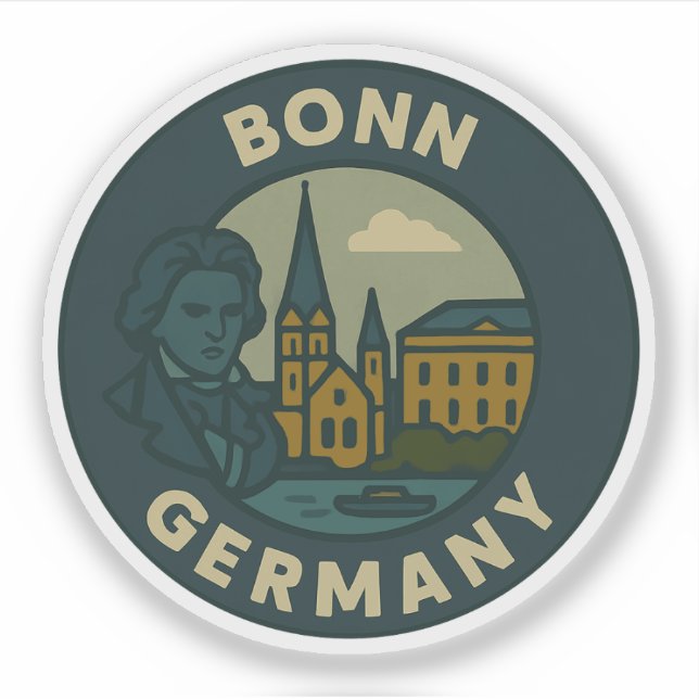 Bonn Germany City Art (Front)