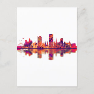 Bonn Germany Skyline Holiday Postcard