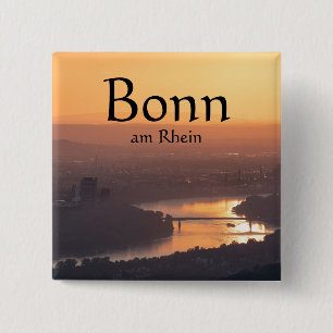 Bonn Germany Souvenir  15 Cm Square Badge