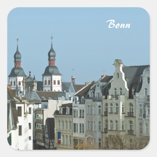 Bonn Square Sticker (Front)