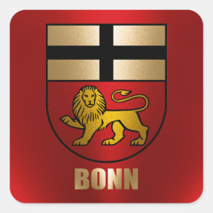 Bonn square sticker