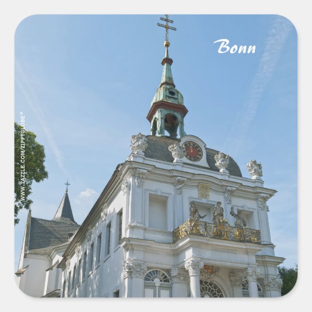 Bonn Square Sticker (Front)