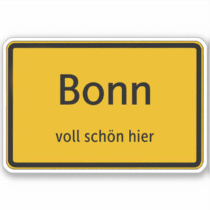 Bonn sticker sticker autosticker
