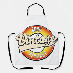 Bonn vintage style logo T-Shirt Label Keychain Apron