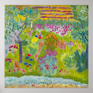 Bonnard's Garden (Better Resolution) Poster