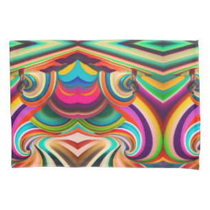 Bonnaroo abstract art pillowcase