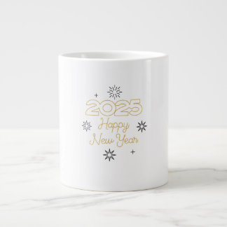 Bonne année 2025 large coffee mug