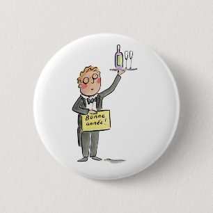 Bonne Annee 6 Cm Round Badge