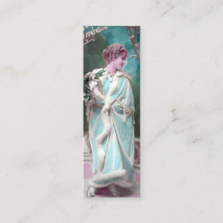 Bonne Annee Bookmark Mini Business Card