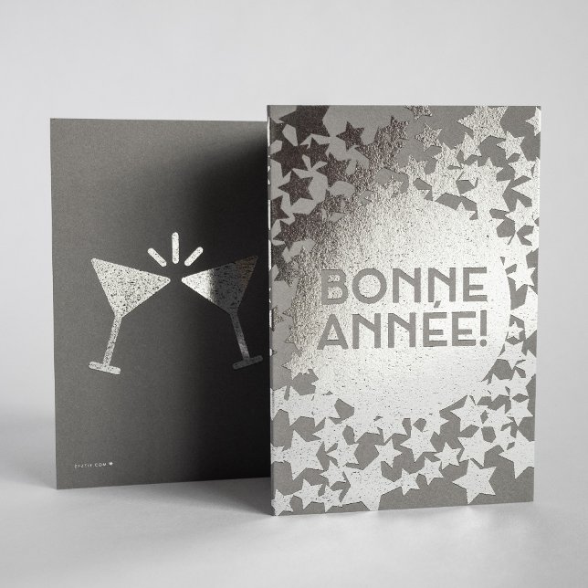 Bonne Année — French New Year Foil Card (Creator Uploaded)