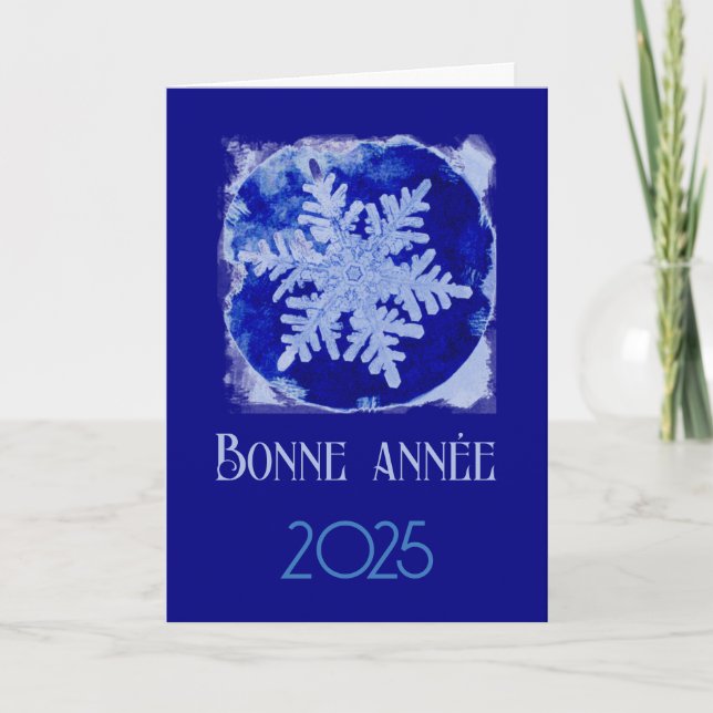 Bonne Annee - snowflake - 2025 Holiday Card (Front)