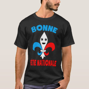 Bonne Fte Nationale French Bastille Day Fleur-de-l T-Shirt