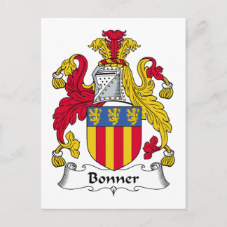 Bonner Family Crest Postcard