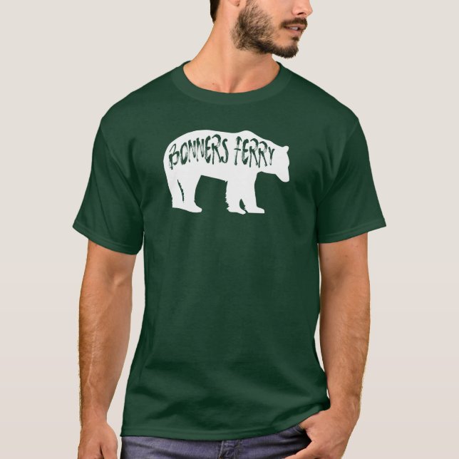 Bonners Ferry Idaho Bear T-Shirt (Front)