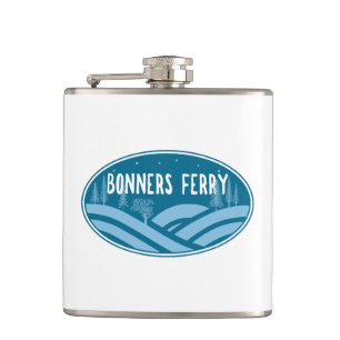 Bonners Ferry Idaho Outdoors Hip Flask