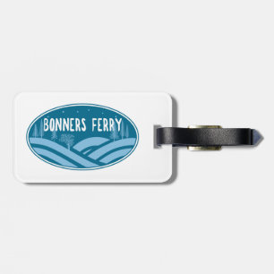 Bonners Ferry Idaho Outdoors Luggage Tag