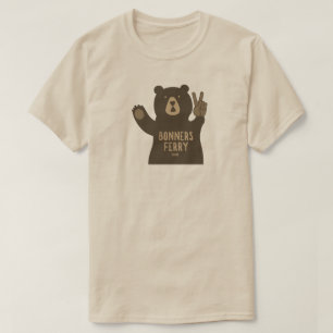 Bonners Ferry Idaho Peace Bear T-Shirt