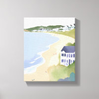 Bonnet Shores | Rhode Island Beach Watercolor