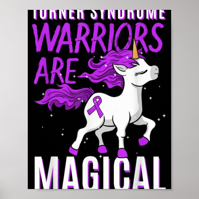 Bonnevie Ullrich Turner Syndrome Awareness 45 X0 T Poster (Front)