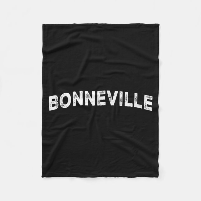 Bonneville  fleece blanket (Front)