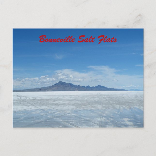 Bonneville Salt Flats Postcard (Front)