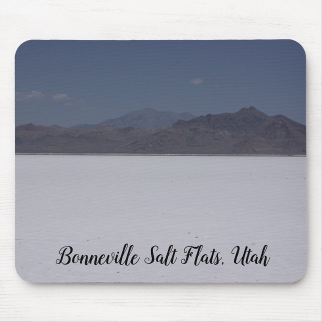 Bonneville Salt Flats, Utah Mousepad (Front)