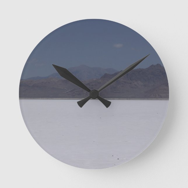 Bonneville Salt Flats, Utah Round Clock (Front)