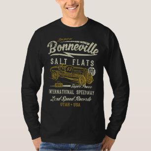 Bonneville Salt Flats Utah Speedway Distressed 2 T-Shirt