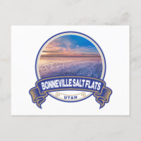 Bonneville Salt Flats Utah Travel Badge