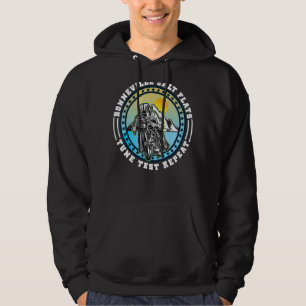 Bonneville Salt Flats Vintage Retro Motorcycle Rid Hoodie