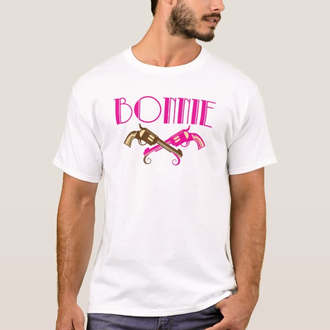 Bonnie and Clyde Couple T-Shirt (Front)