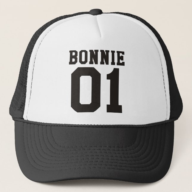 Bonnie and Clyde Trucker Hat (Front)