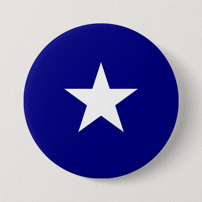 Bonnie Blue Flag 7.5 Cm Round Badge (Front)