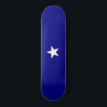 Bonnie Blue Flag Skateboard<br><div class="desc">This design features the Bonnie Blue flag, which was a banner associated at various times with the Republic of Texas, the short lived Republic of West Florida and the southern states of America at the start of the American Civil War in 1861. It now often serves as a representative banner...</div>